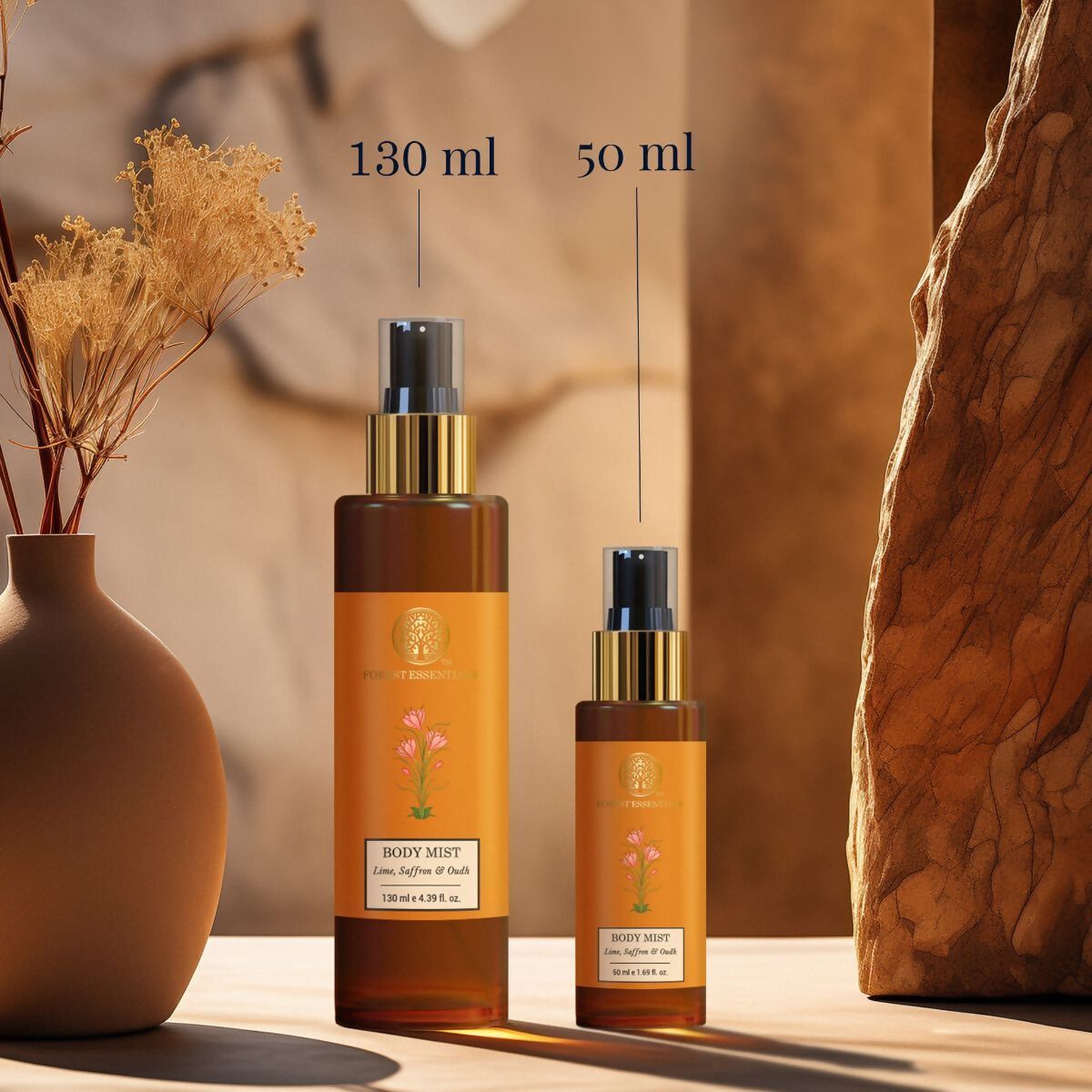 Forest Essentials Scented Body Mist Lime Saffron & Oudh - Grab2buy