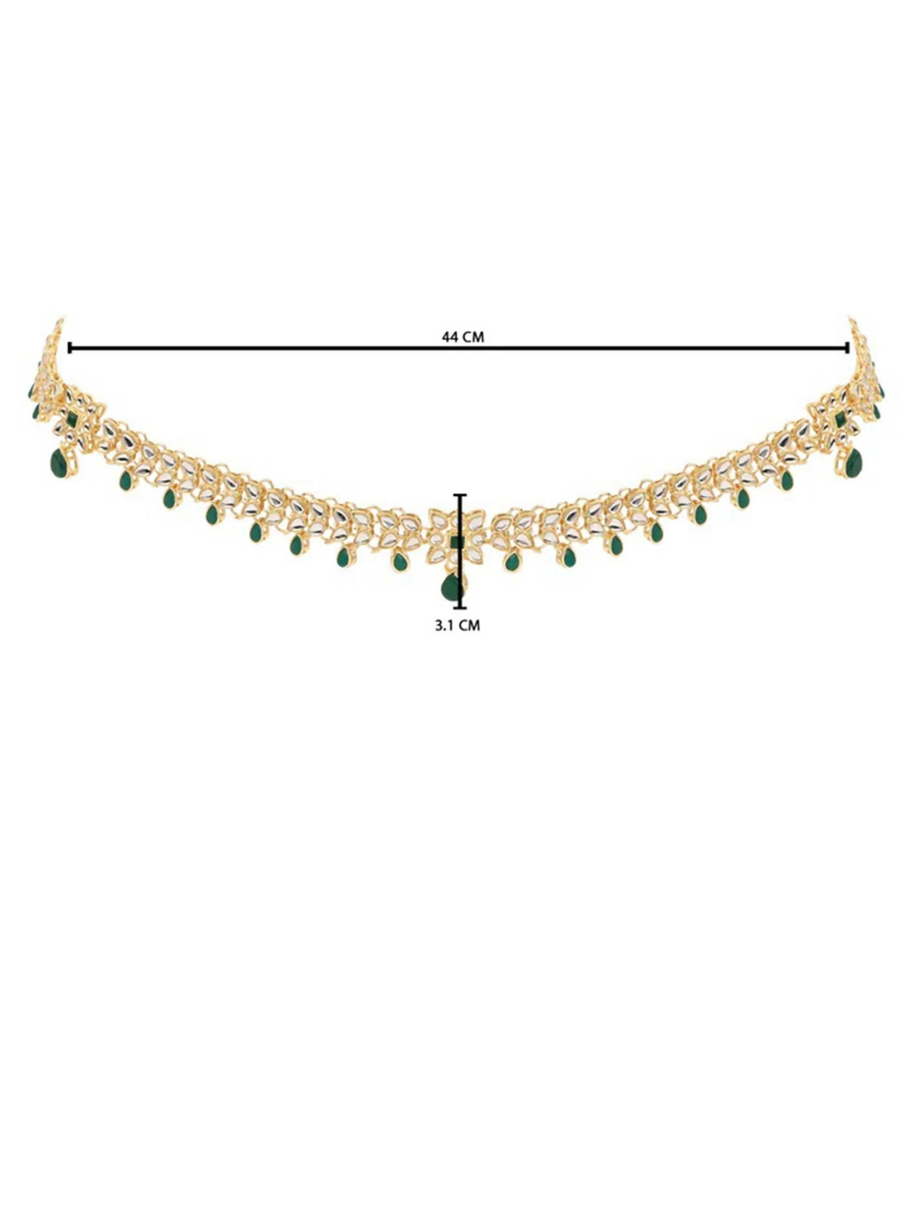 Joban Fashion Green Zinc Alloy Waist Chain For Women | Swadesiicart
