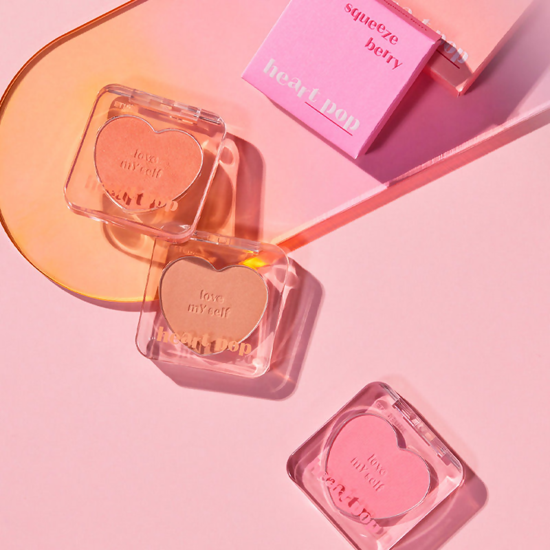 Etude House Heart Pop Blusher - Super Sunset