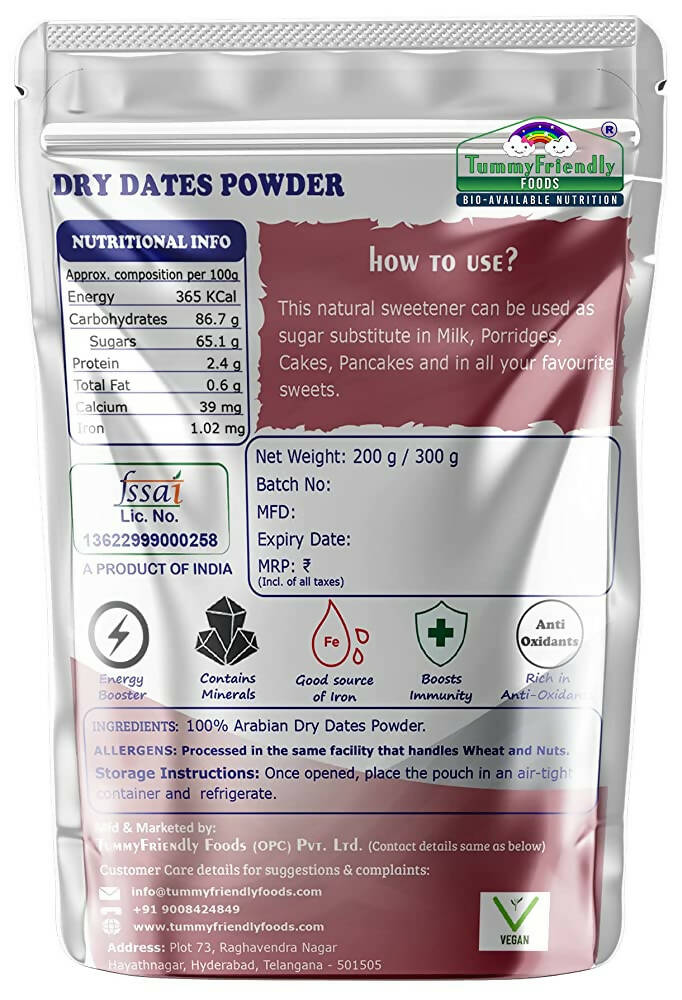 TummyFriendly Foods Dry Dates Powder from Premium Arabian Dates Kharek Powder Cereal  Grab2Buy TummyFriendly Foods Grab2Buy