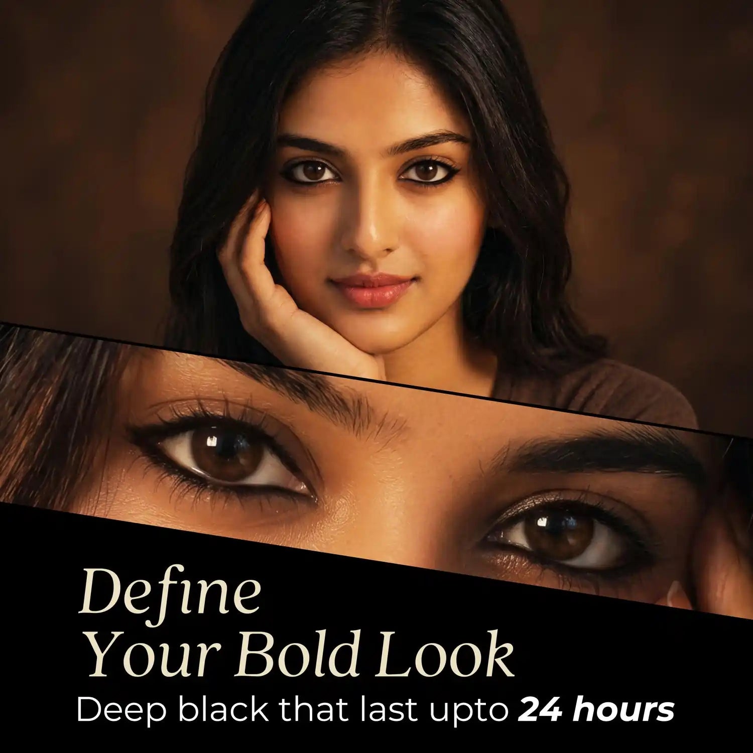 Naynam Day-long Kohl Kajal – Deep Black | Cyclosiloxane-Free 