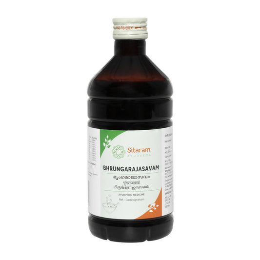 Sitaram Ayurveda Bhrungarajasavam Syrup 
