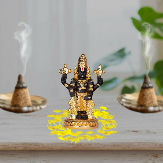 House Of Wemy 24k Gold Plated Premium Balaji Statue - Grab2buy