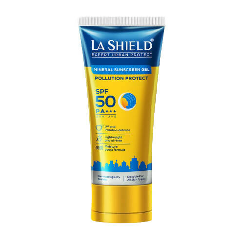 La Shield Pollution Protect Mineral Sunscreen Gel SPF 50 
