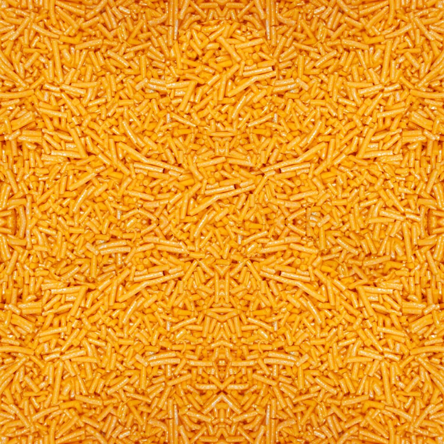 Confect Fluorescent Orange Vermicelli Sprinkles