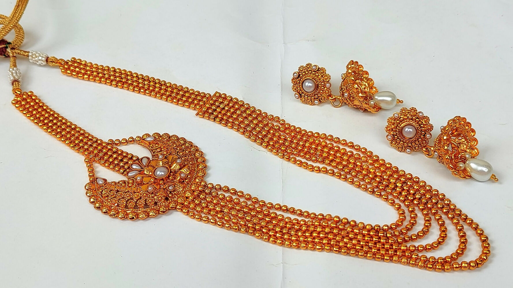 Kemp Layer White Necklace Set - Grab2buy