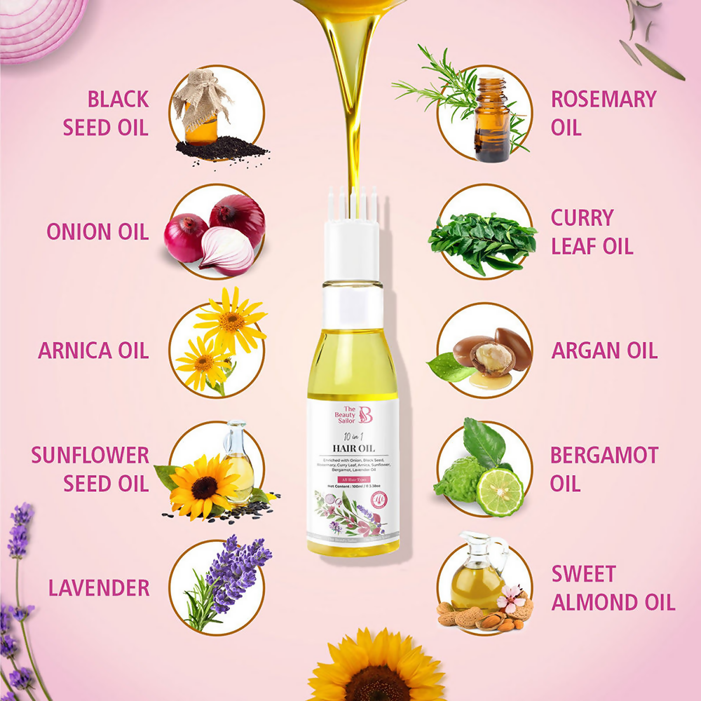 The Beauty Sailor 10 In 1 Hair Oil  Grab2Buy The Beauty Sailor Grab2Buy