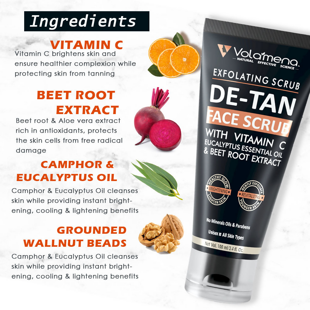 Volamena De-Tan Face Scrub  Grab2Buy Volamena Grab2Buy