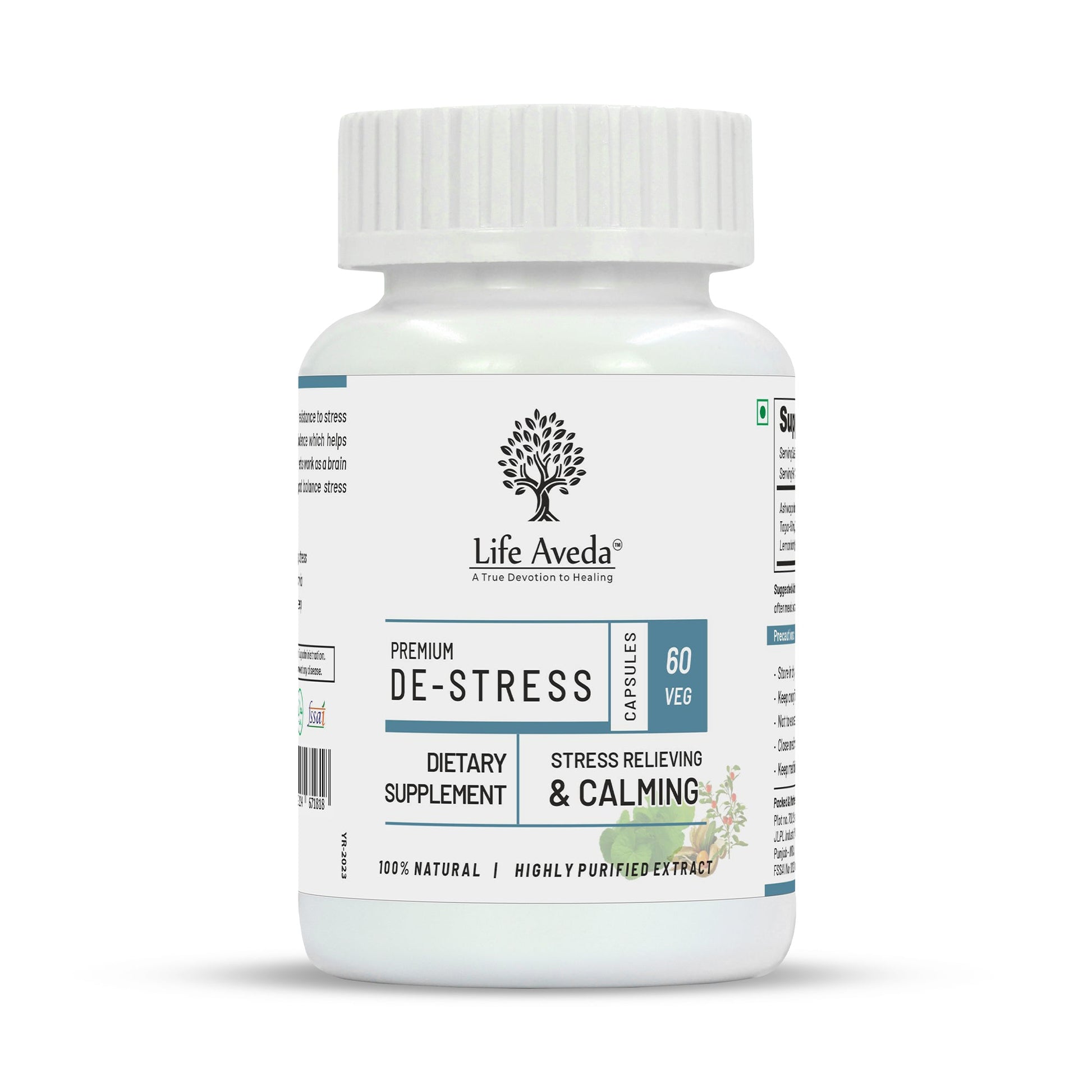 Life Aveda Premium De-Stress Capsules - Grab2buy