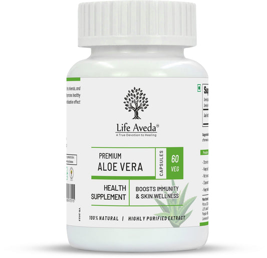 Life Aveda Premium Aloe Vera Capsules - Grab2buy