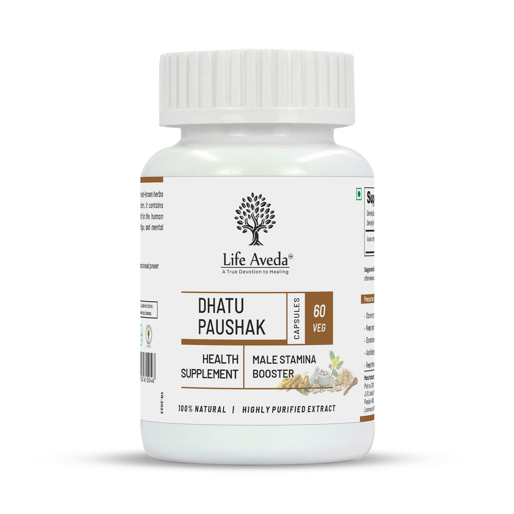 Life Aveda Dhatu Paushak Capsules 