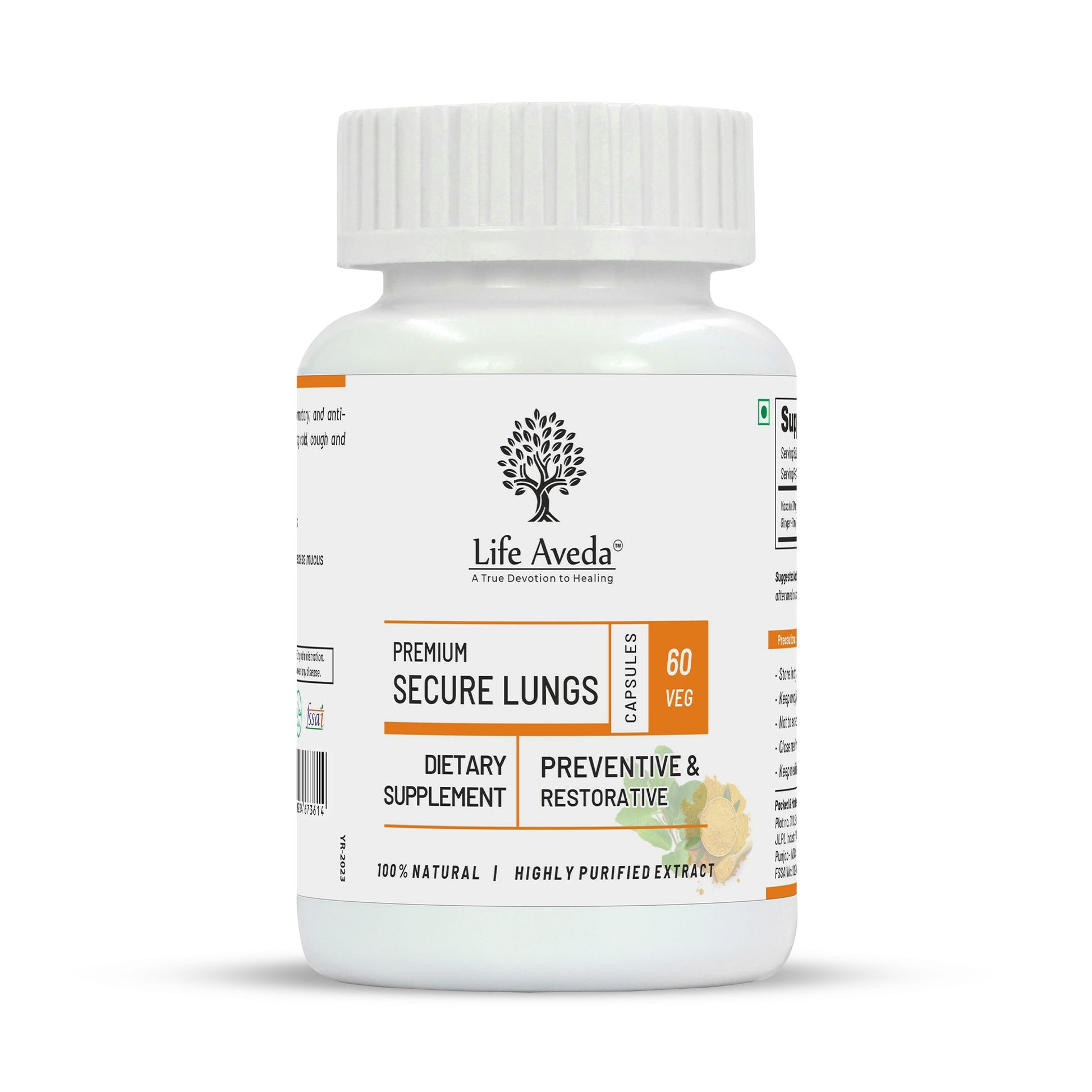 Life Aveda Premium Secure Lungs Capsules - Grab2buy