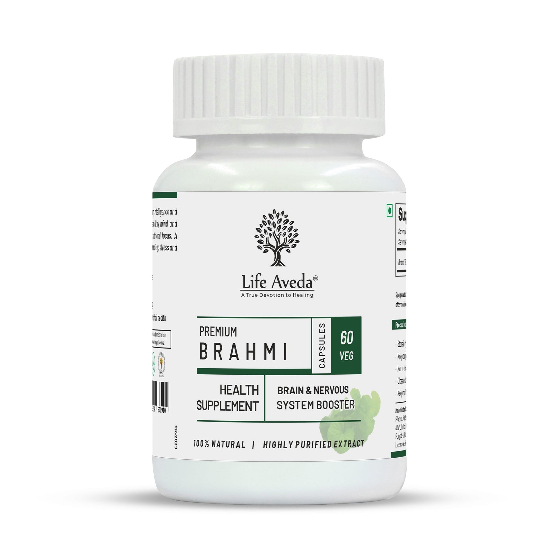 Life Aveda Premium Brahmi Capsules - Grab2buy