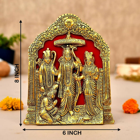 Ascension Metal Plated Ram Darbar Wall Hanging - Grab2buy