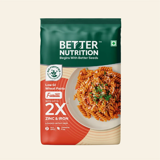Better Nutrition Biofortified Fusilli / Wheat Pasta