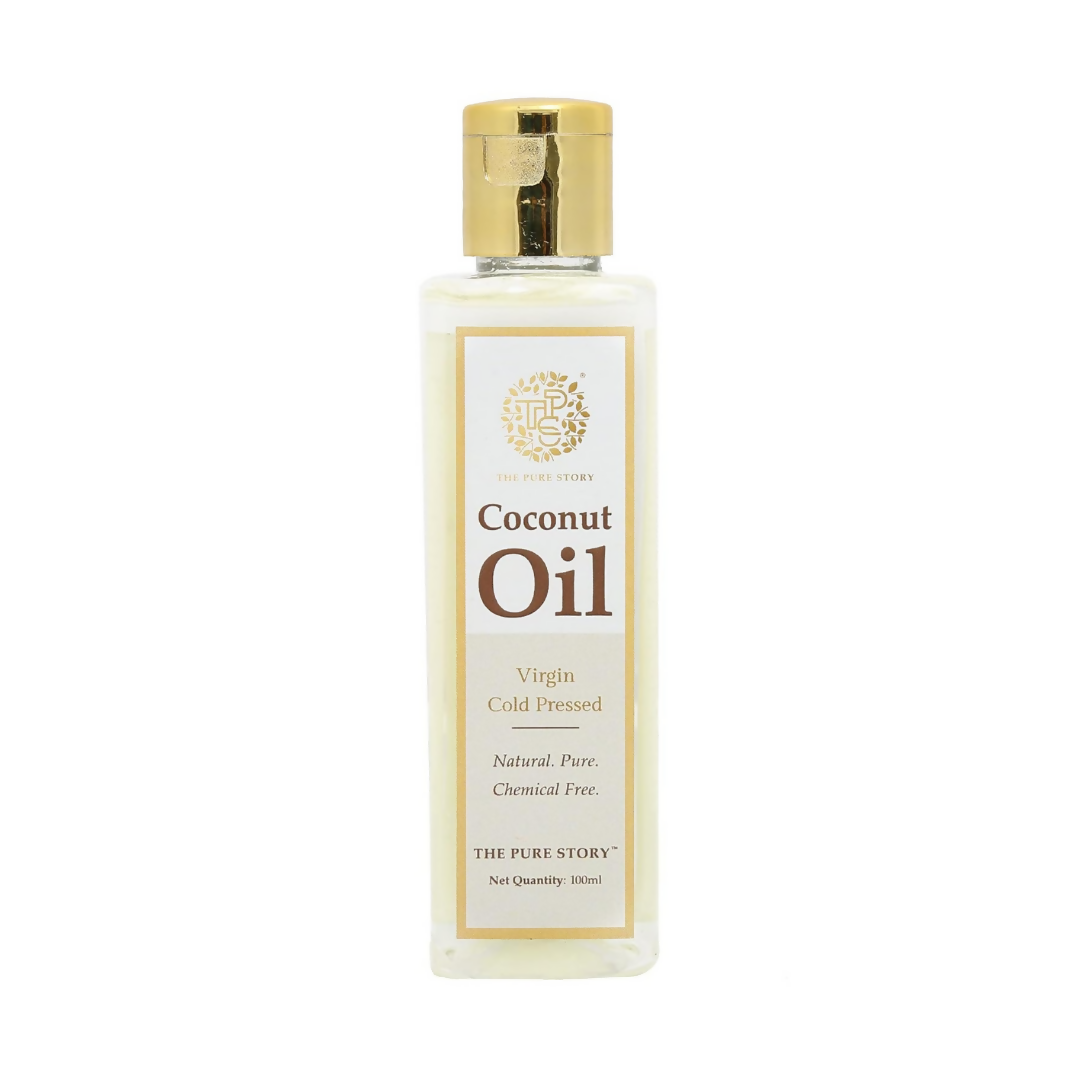 The Pure Story Natural Cold Pressed Coconut Hair Oil  Grab2Buy The Pure Story Grab2Buy