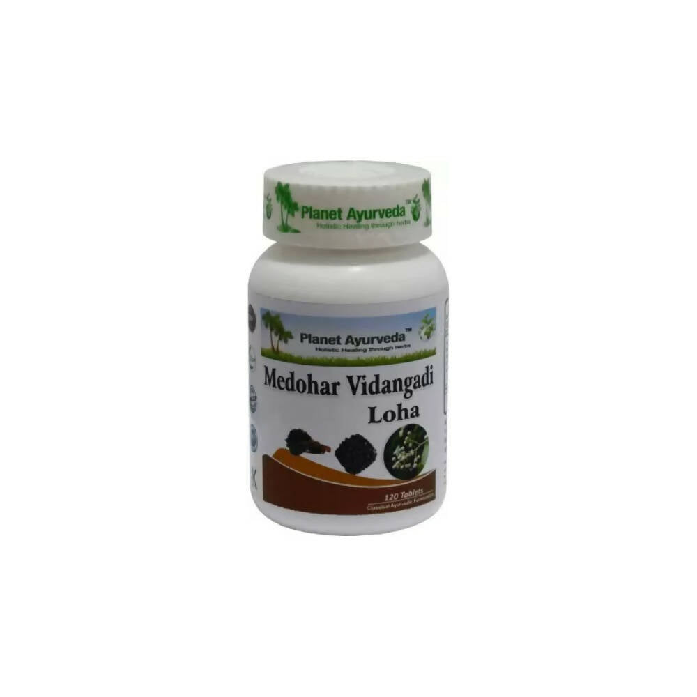 Planet Ayurveda Medohar Vidangadi Loha Tablets 
