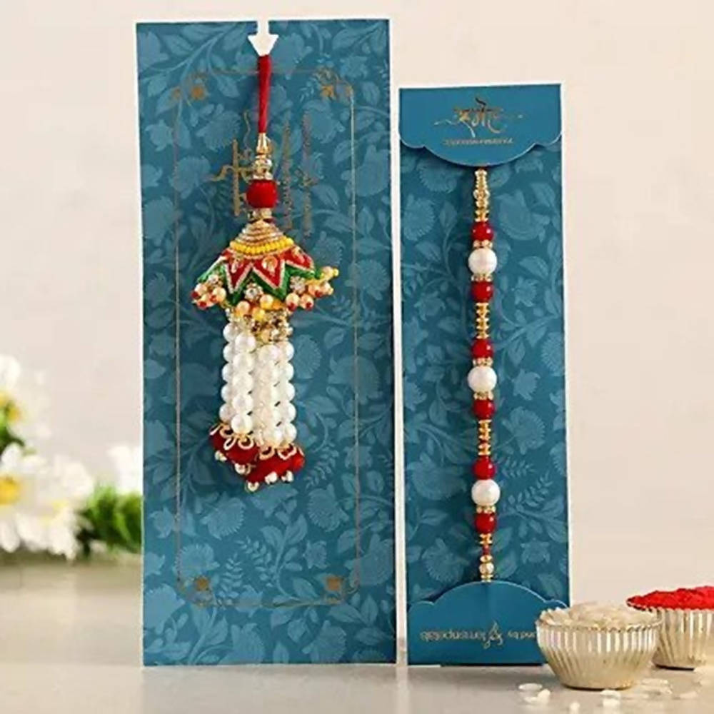 Lumba Rakhi Set And Chocolates Hamper