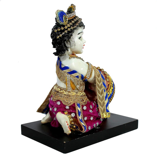 Esplanade Resin Krishna Makhan Chor Statue - Grab2buy
