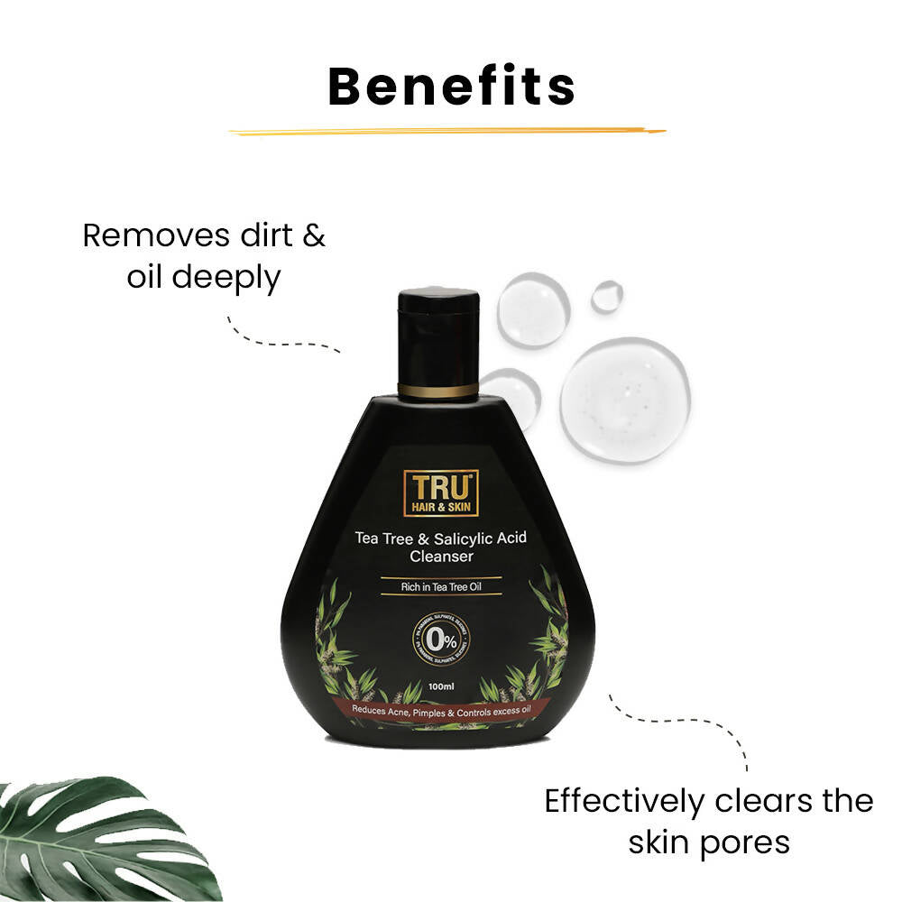 Tru Hair & Skin Tea Tree & Salicylic Acid Cleanser  Grab2Buy Tru Hair & Skin Grab2Buy