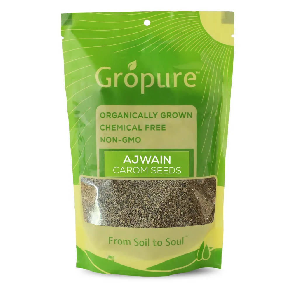 Gropure Organic Ajwain (Carom Seeds) - Grab2buy