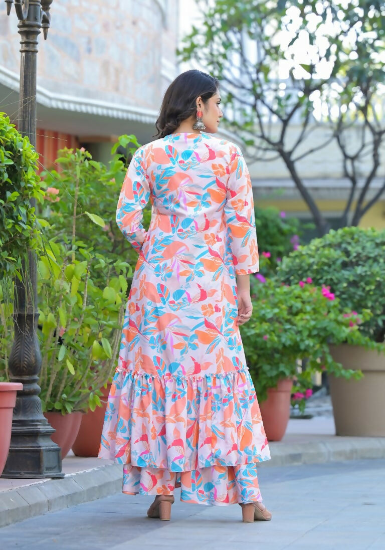 Designer Stylish Off White With Multi Ab Cotton Stitched jacket Style - Anbazaar