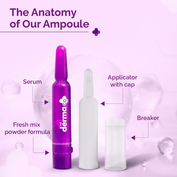 The Derma Co 15% Vitamin C Intense Brightening Ampoule Kit  Grab2Buy The Derma Co Grab2Buy