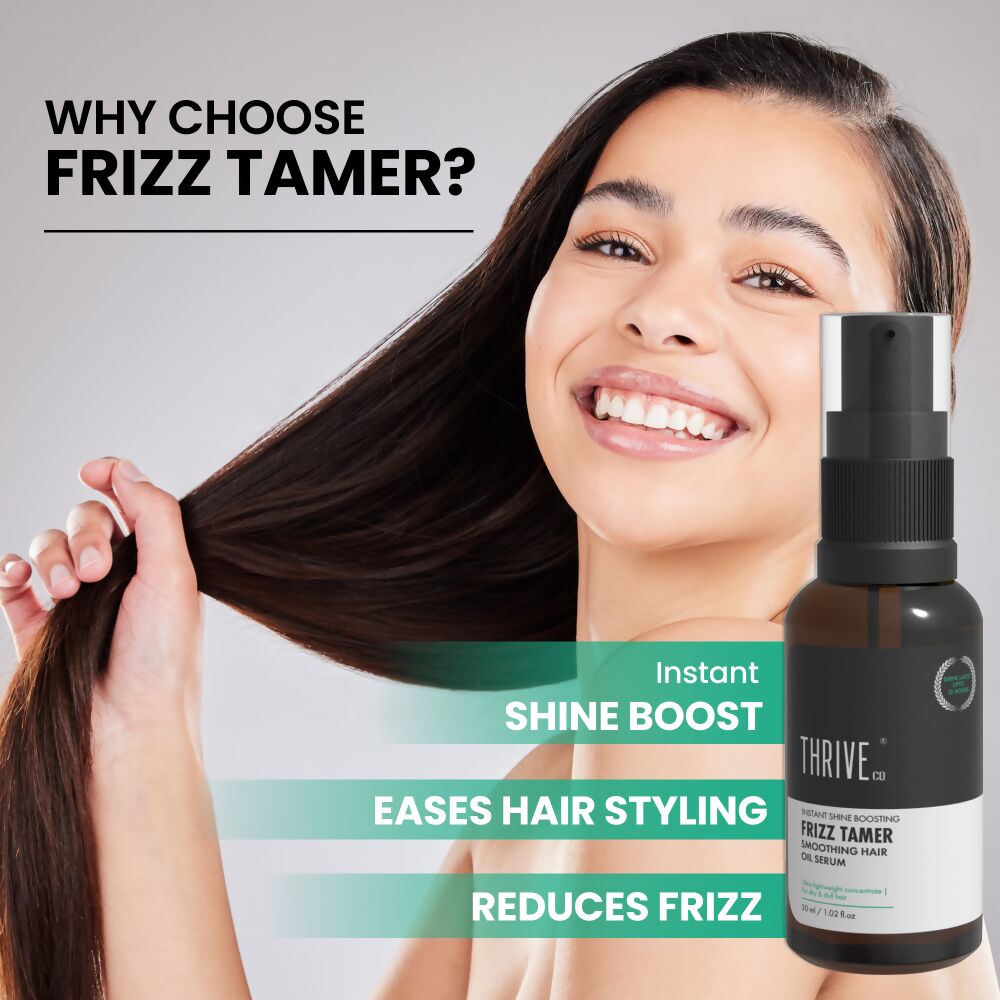 ThriveCo Frizz Tamer Smoothening Hair Oil Serum 