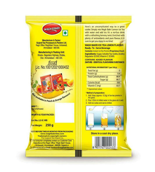 Wagh Bakri Instant Premix Ice Tea - Lemon Flavour - Grab2buy
