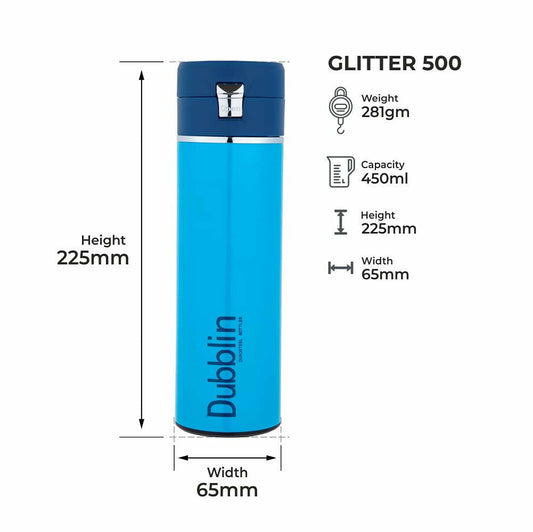 Dubblin Glitter Vacuum Bottle - Grab2buy