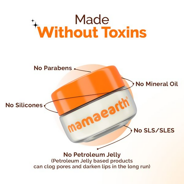 Mamaearth Vitamin C Moisture Therapy Lip Balm SPF 50 with Vitamin C & Honey For Lip Lightening 