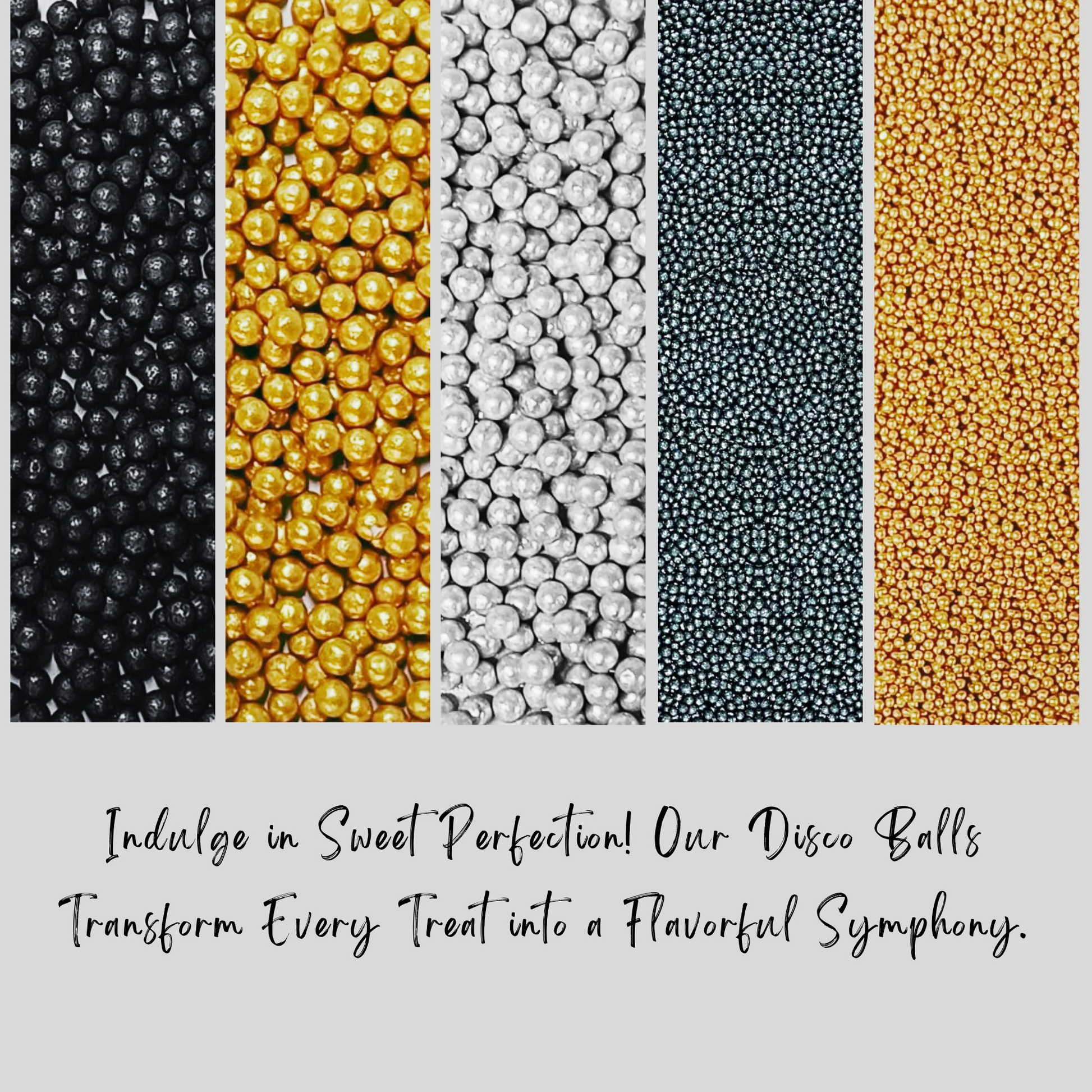 Confect Galaxy Disco Balls Assorted Sprinkles (DB-15)