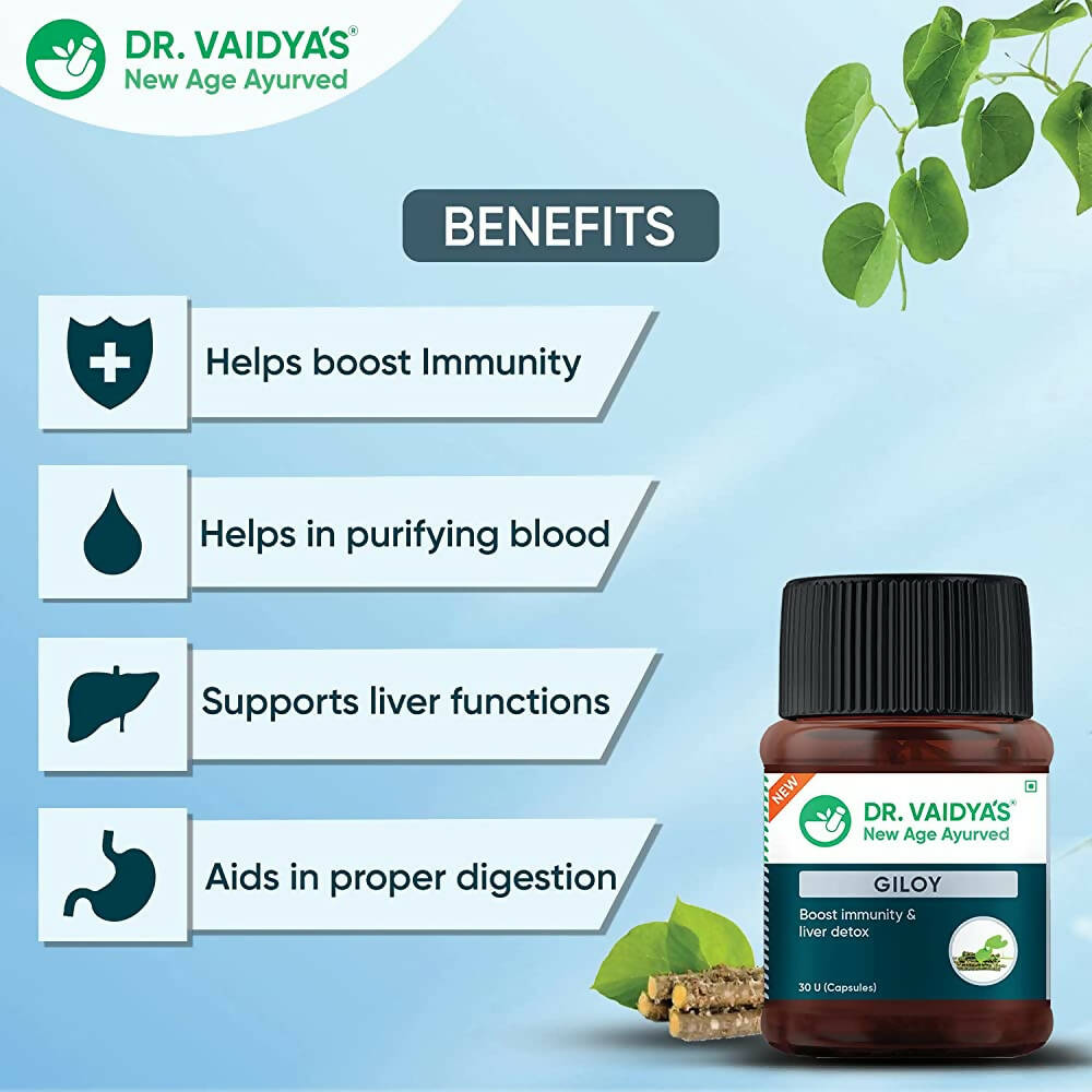 Dr. Vaidya's Giloy Capsules - Grab2buy