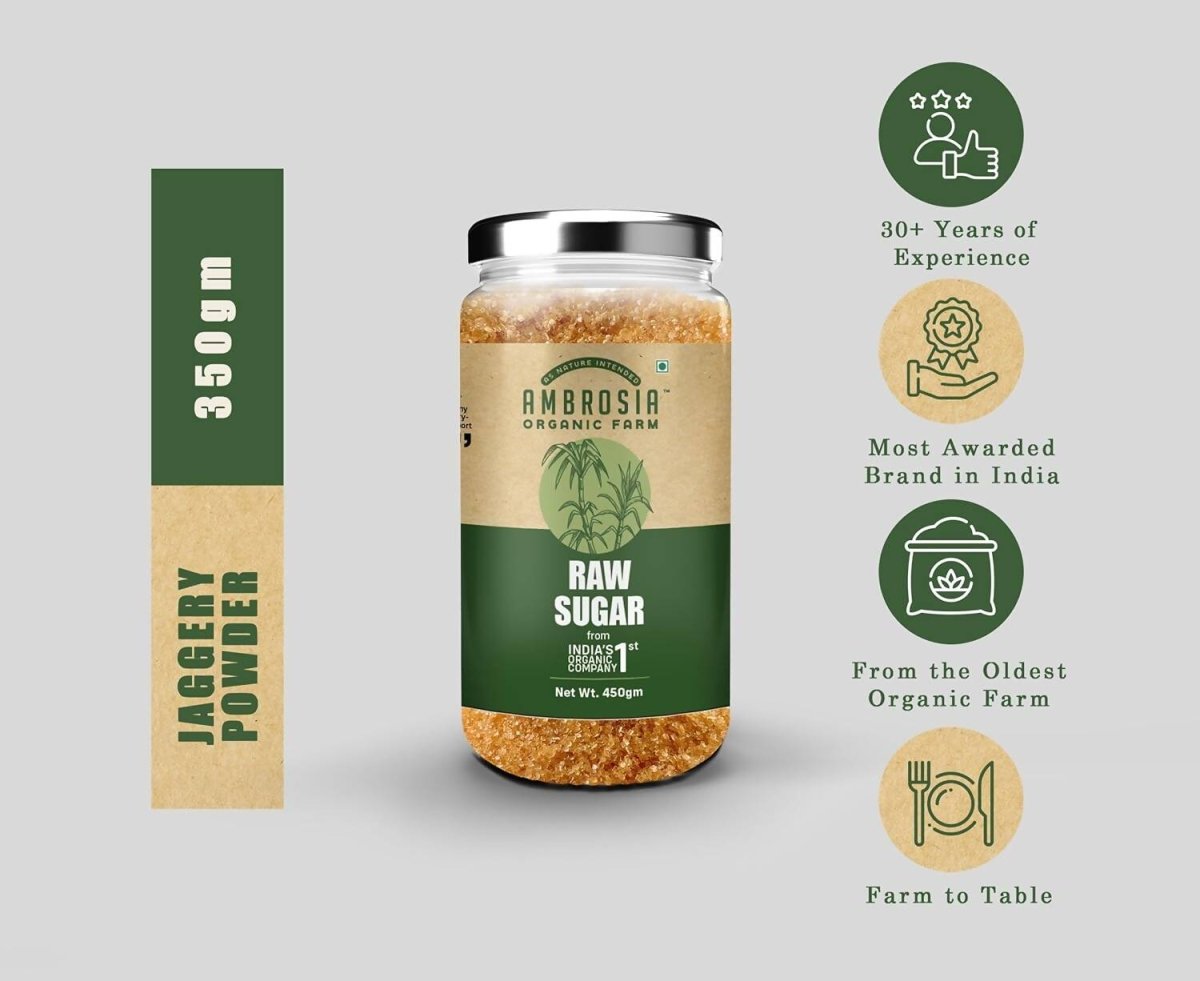 Ambrosia Organic Farm Raw Sugar  Grab2Buy Ambrosia Organic Farm Grab2Buy