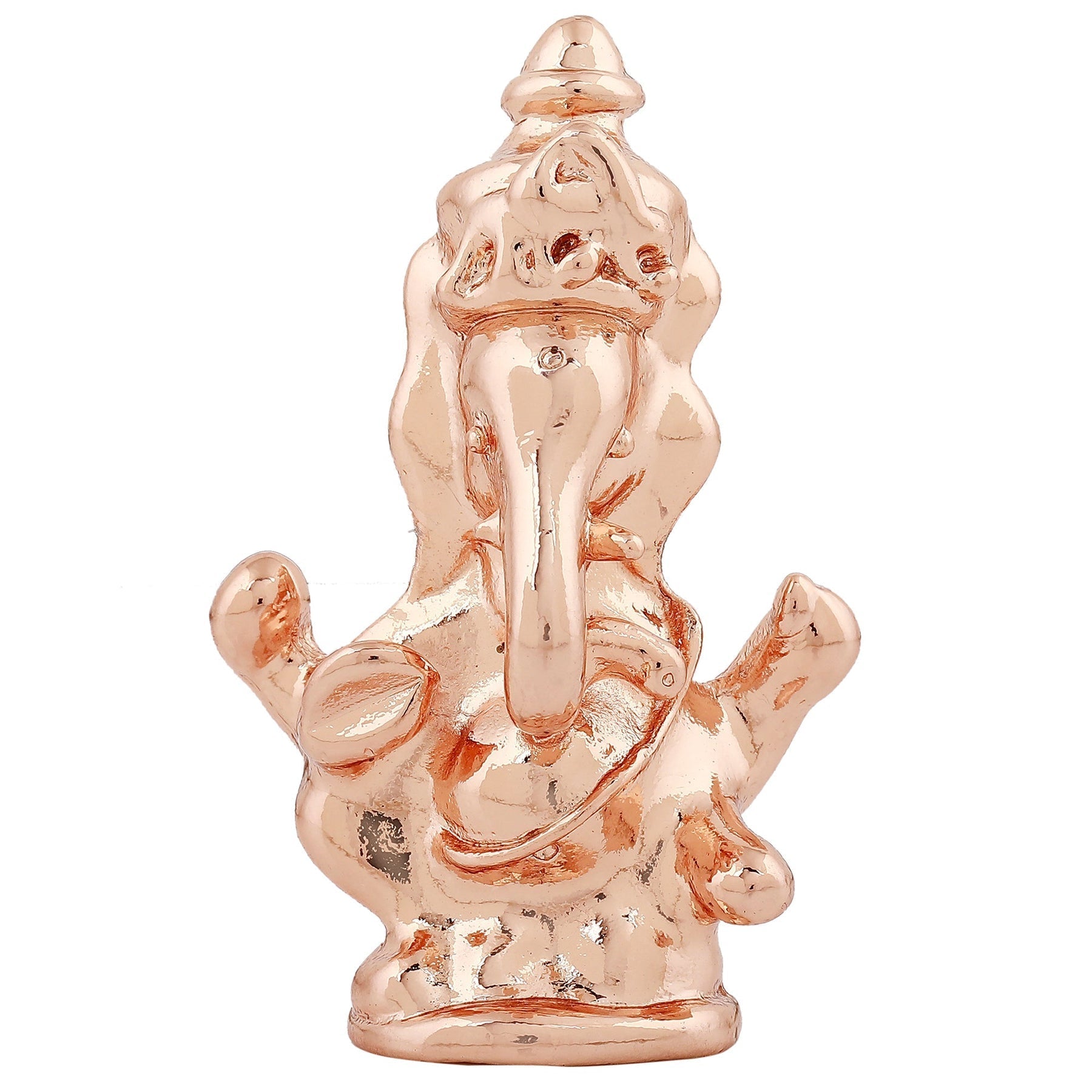 Estele Pink/Rose Gold-Polished Spiritual Lord Ganesha Idol for Gifts & HouseWarming/Home/Office Decors 