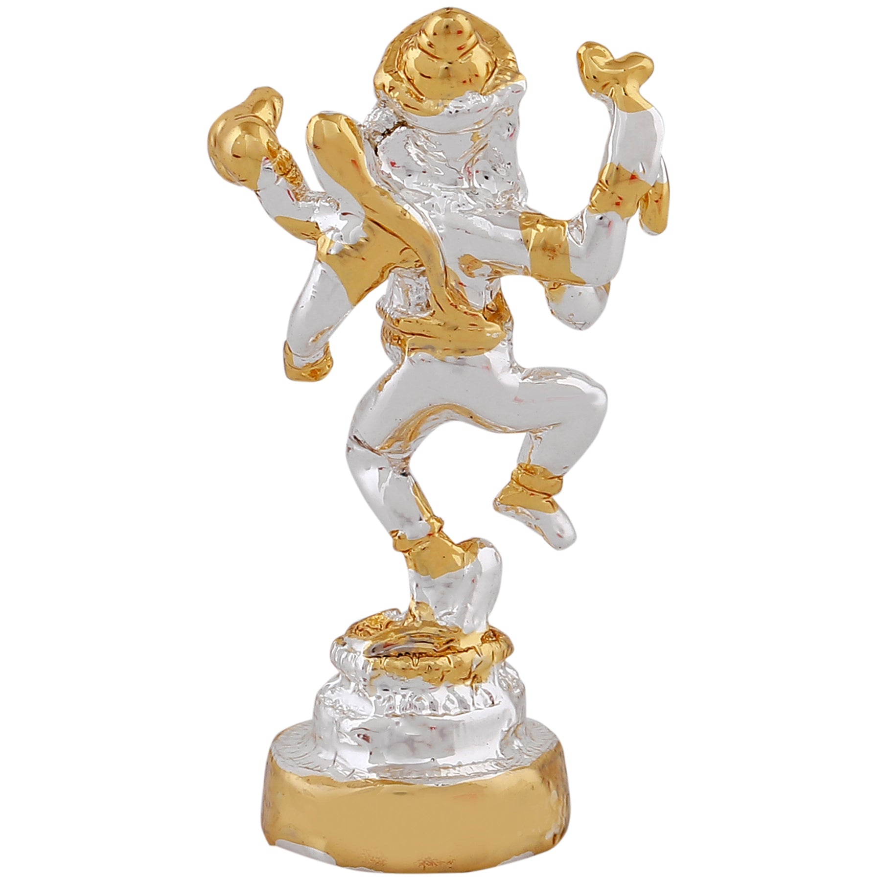 Estele Gold-Polished Spiritual Lord Ganesh Idol with standing position for Gifts & HouseWarming/Home/Office Decors Estele Accessories