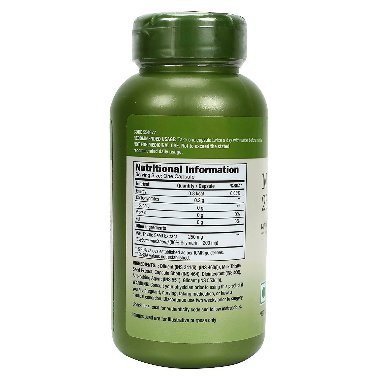 GNC Herbal Plus Milk Thistle Capsules - Grab2buy