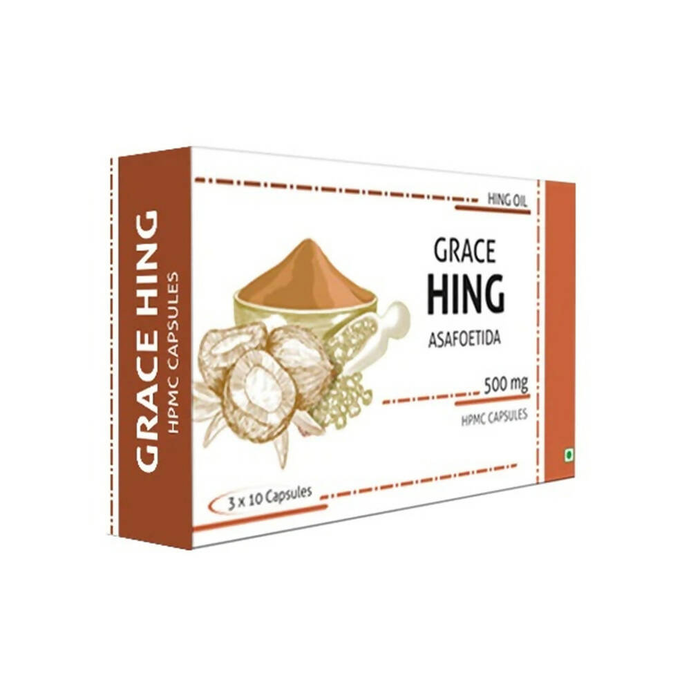 Nutra Grace Hing Asafoetida Capsules - Grab2buy