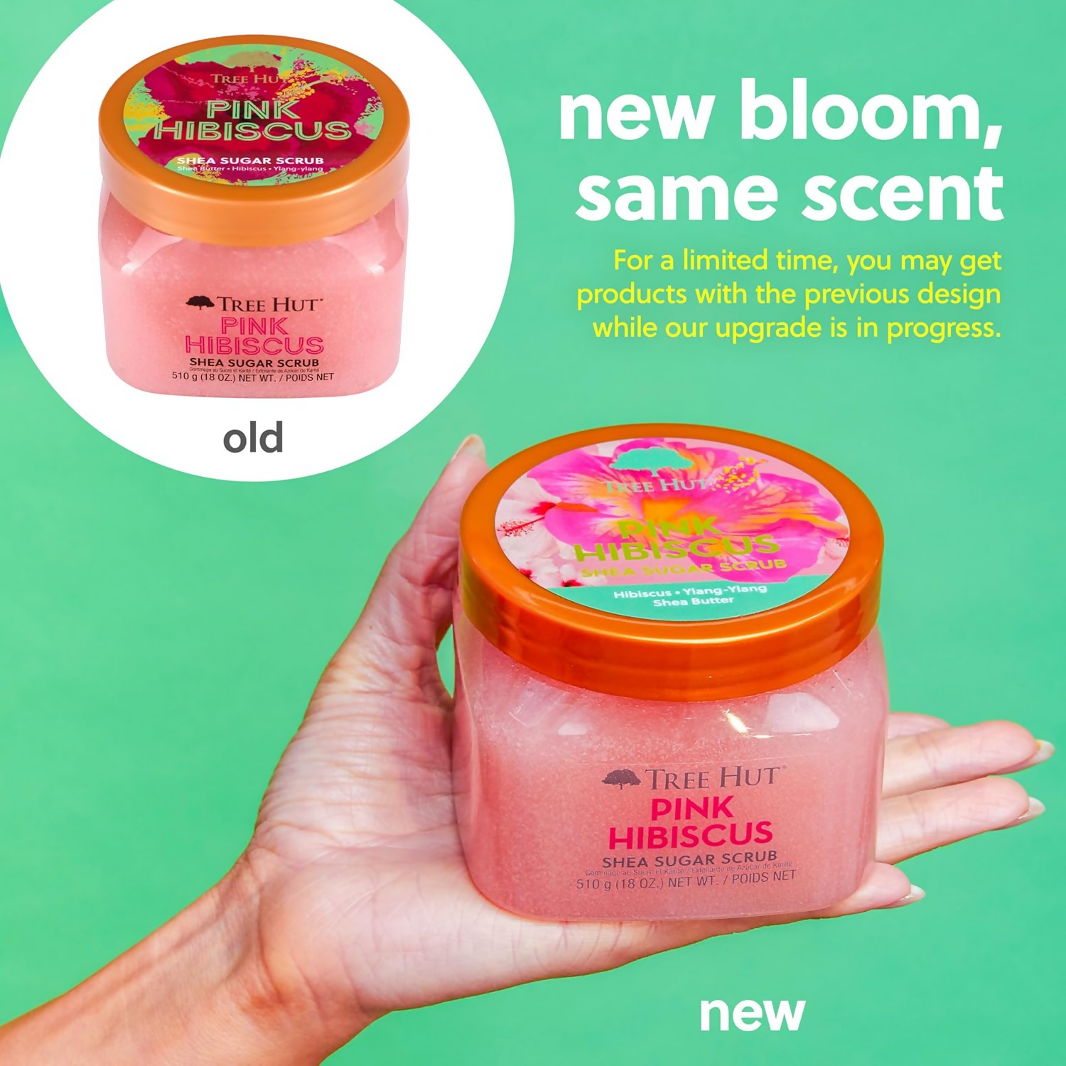 Tree Hut Pink Hibiscus Shea Sugar Scrub  Grab2Buy Tree Hut Grab2Buy