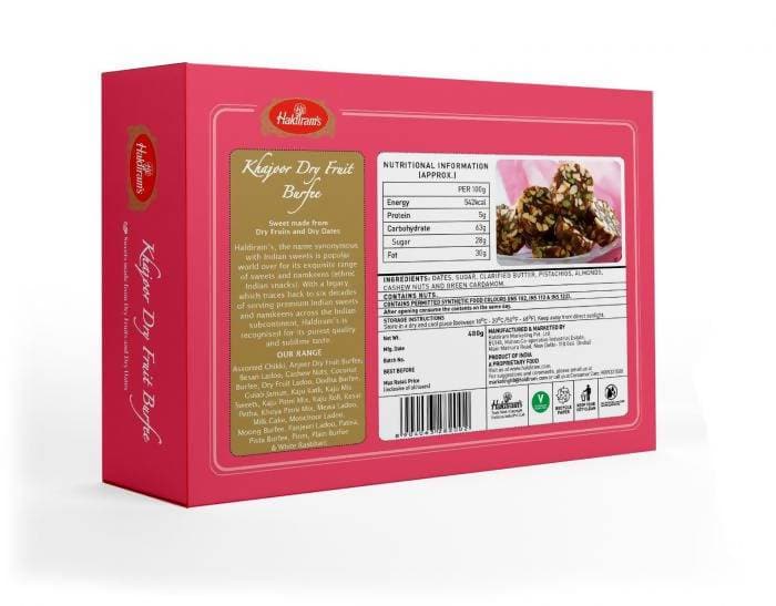 Haldiram's Khajoor Dry Fruit Burfi 