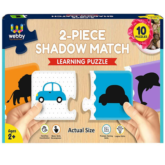 Webby Shadow Match 2 Pieces Learning Pack Jigsaw Puzzle  Grab2Buy Webby Grab2Buy