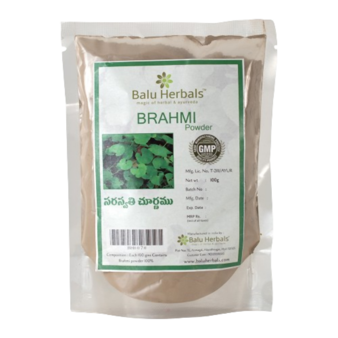 Balu Herbals Brahmi (Saraswathi) Powder  Grab2Buy Balu Herbals Grab2Buy