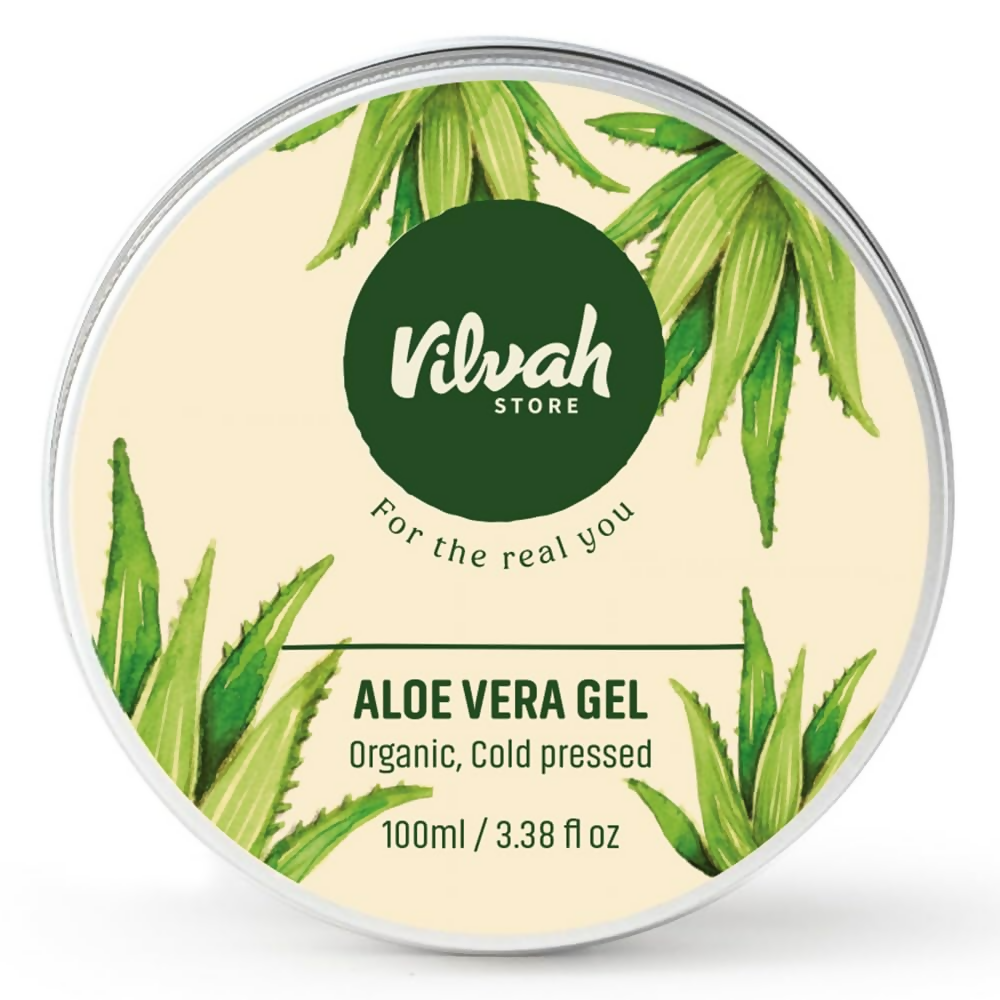 Vilvah Store Aloe Vera Gel (Multi-Purpose Skin & Hair Care)  Grab2Buy Vilvah Store Grab2Buy