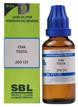 SBL Homeopathy Ova Testa Dilution 