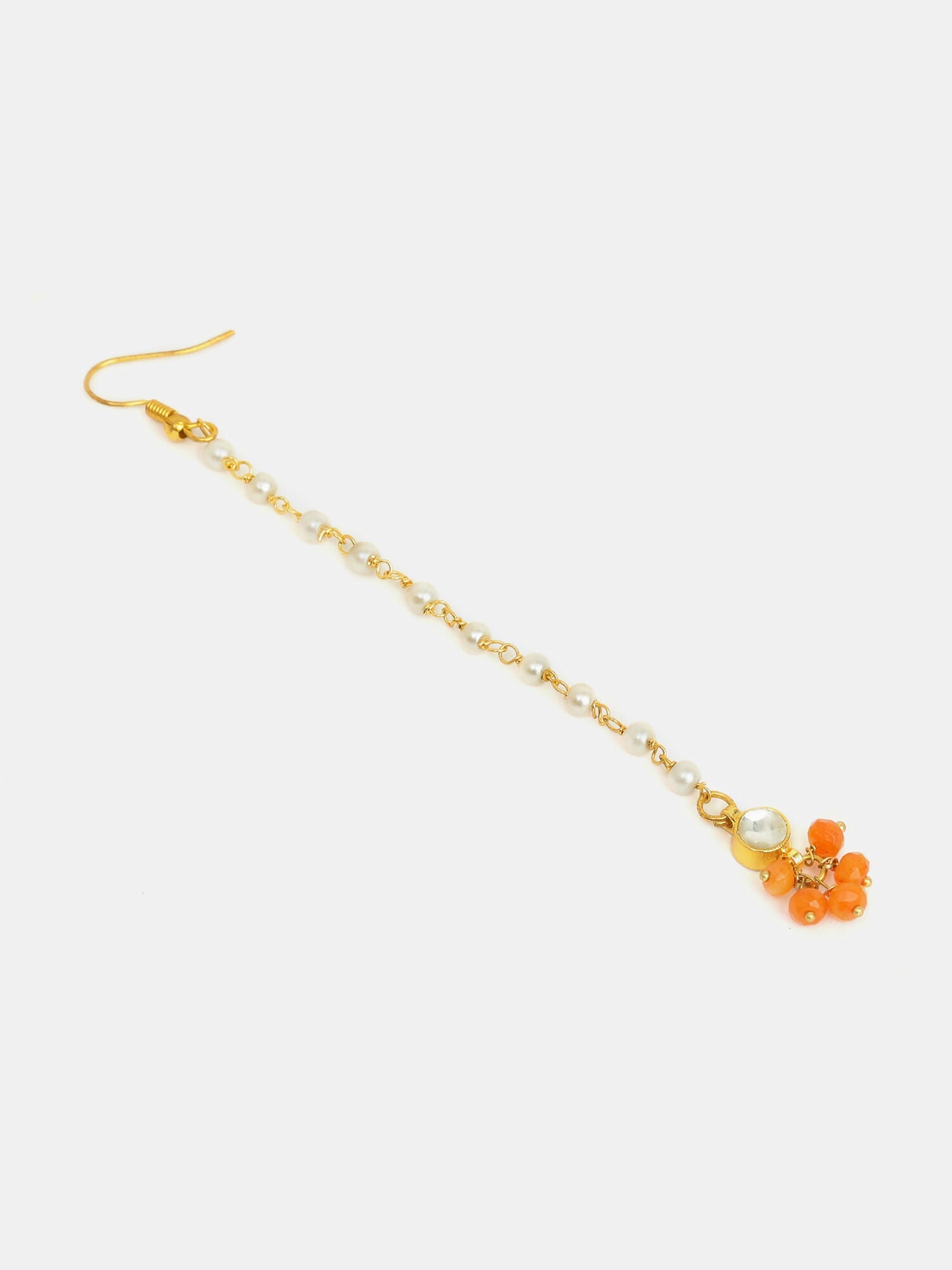 Ruby Raang Traditional Teardrop Maang Tikka