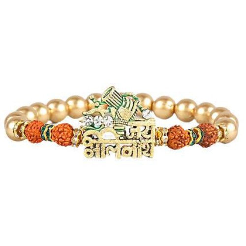 Jai Bholenath Bracelet Rakhi & Almond Treat Chocolate