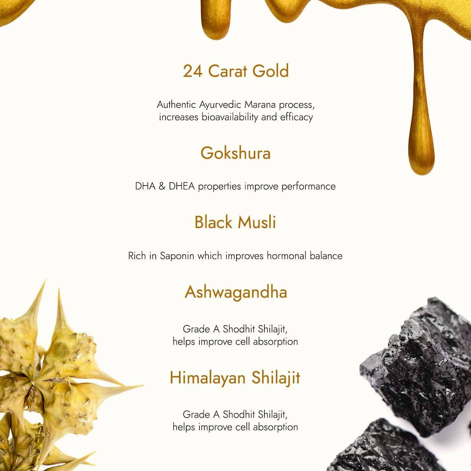 Kapiva Ayurveda Sj Gold Resin 