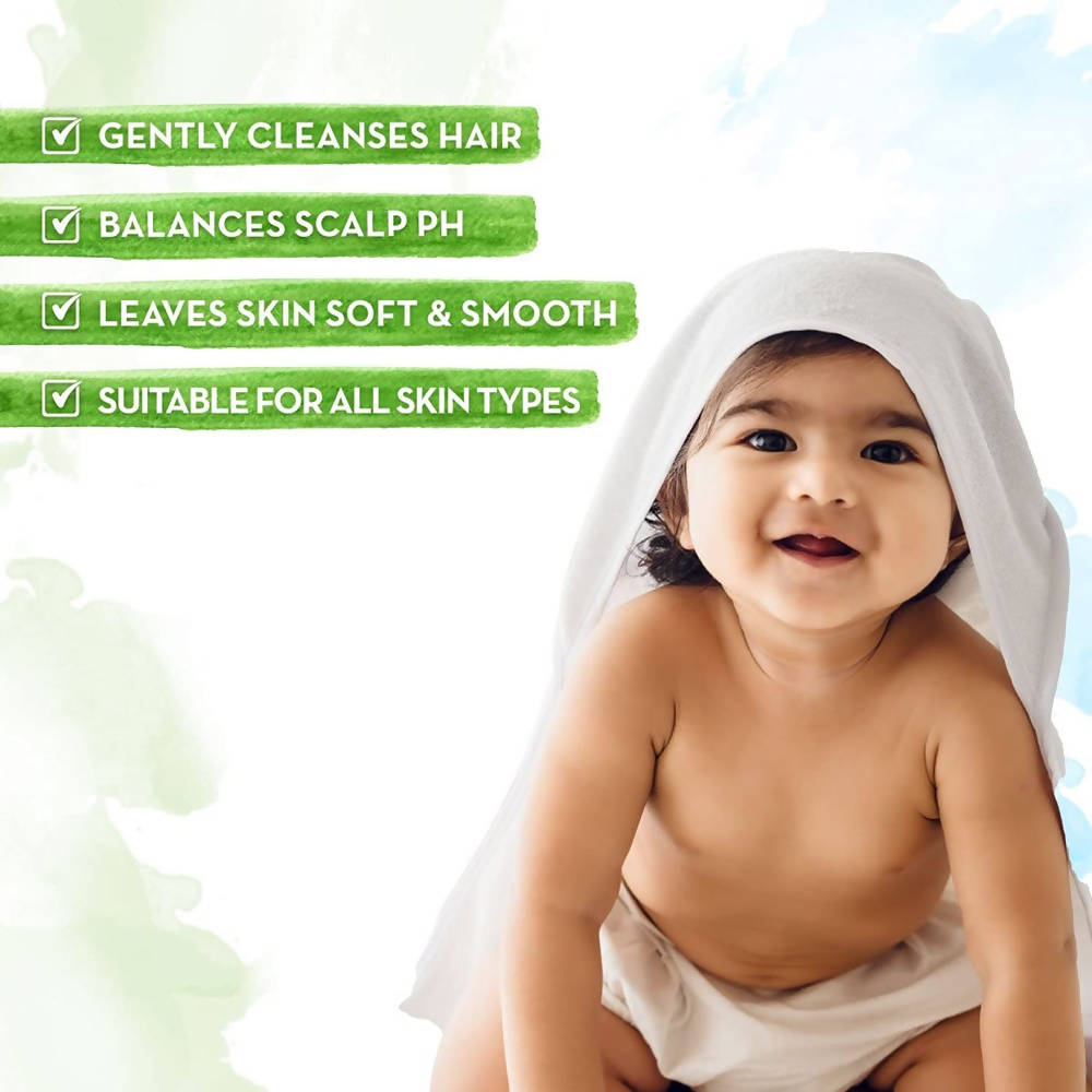 Mamaearth Milky Soft Baby Shampoo For Gently Cleanses Hair & Balances Scalp pH 