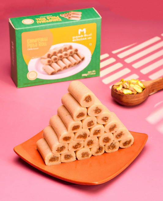 Murugan Idli Karuppatti Pista Roll 