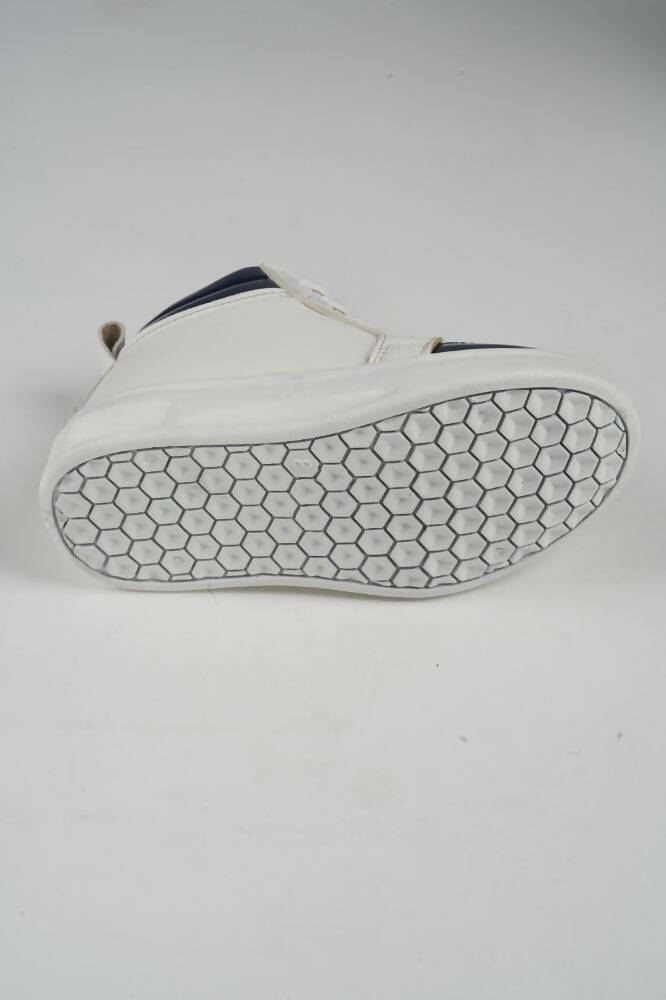 Tiny Bugs For Boys & Girls Mid Top Sneakers - White & Blue  Grab2Buy Tiny Bugs Grab2Buy